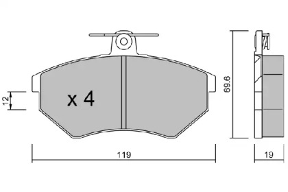 Запчасти для ТО AISIN для VW CADDY II Variant (9K9B) 1.4